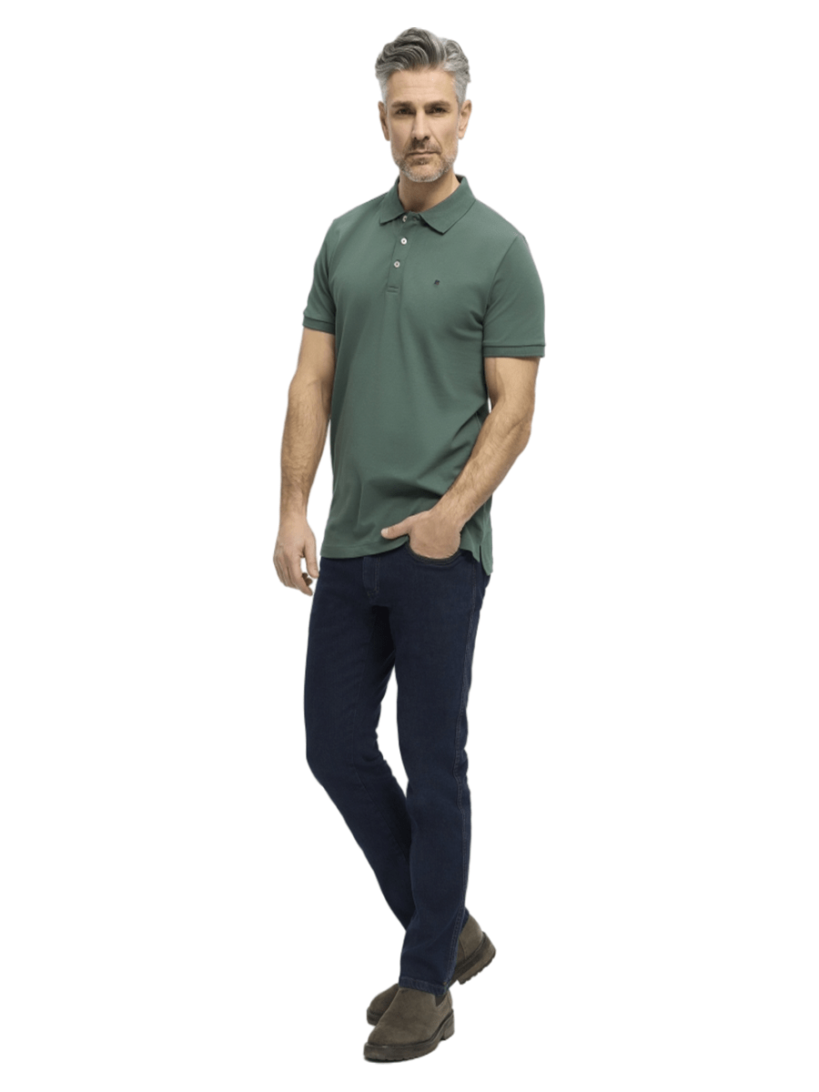 REDGREEN T-shirts / Polo 151900001-midgreen_M - Bygholm Menswear